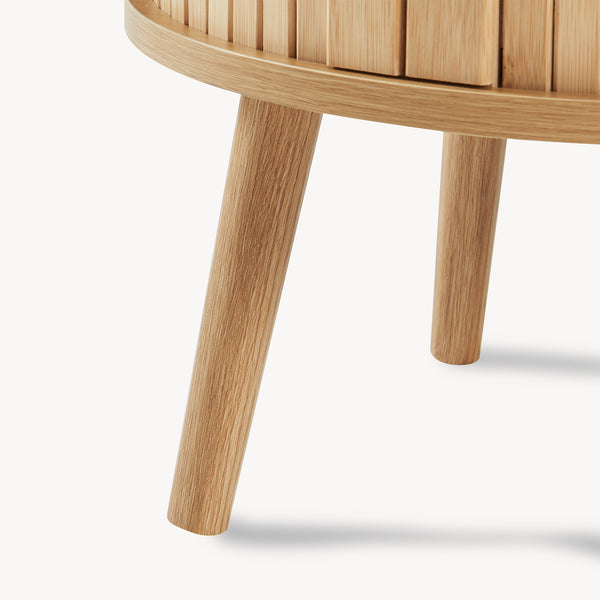 Table de chevet Nordkapp 20 x 23 x 30 cm naturel [en.casa]