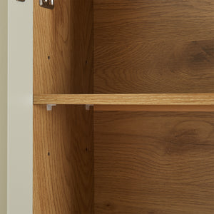 Meuble WC Ferrersp 160 x 63 x 20 cm effet chêne sable naturel [en.casa]