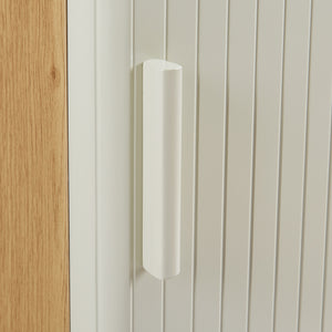 Armoire suspendue Ferrersp 50x45x24 cm aspect chêne / couleur sable [en.casa]