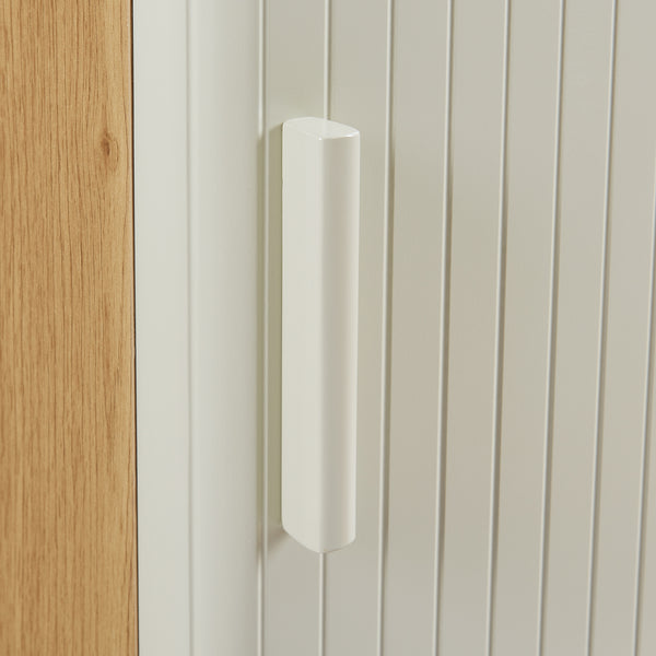 Armoire suspendue Ferrersp 50x45x24 cm aspect chêne / couleur sable [en.casa]