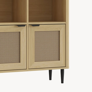 Commode Lukhomso 85 x 75 x 30 cm effet chêne [en.casa]