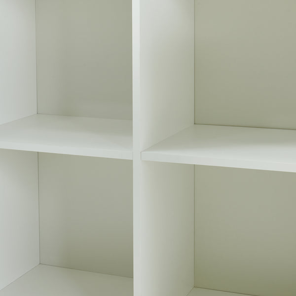 Commode Reyri 90 x 80 x 35 cm blanc / doré [en.casa]