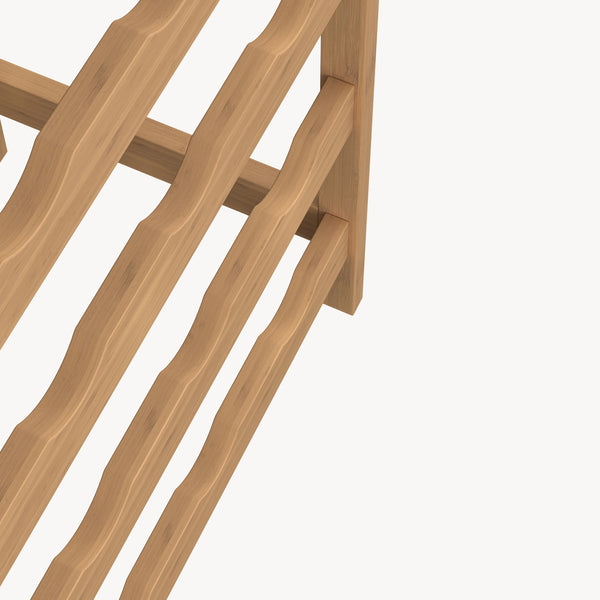 Casier à vin Fillby 100 x 47 x 29 cm bambou naturel [en.casa]