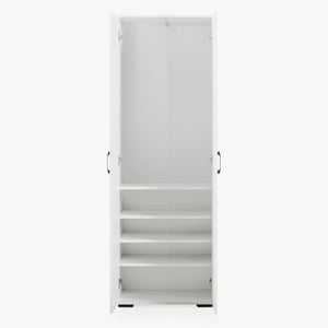 Armoire Chalvefted 175x60x35 cm Blanc [en.casa]