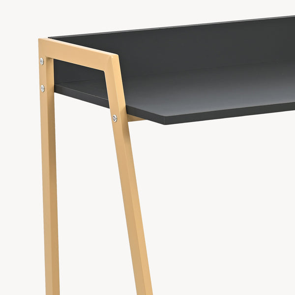 Bureau Kuomi 84 x 73 x 47 cm beige gris foncé [en.casa]