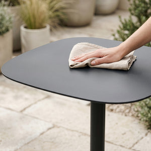 Table d'appoint d'extérieur Foggia 43x40x40 cm Acier Anthracite [casa.pro]