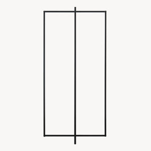 Porte-manteau Norjad 160x80x41 cm Métal Noir [en.casa]