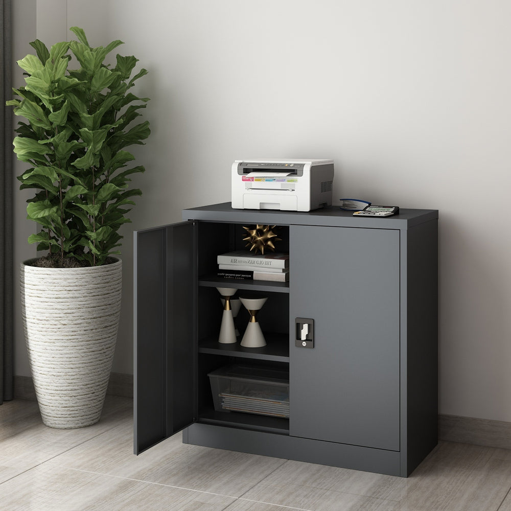 Armoire à dossiers Molise 90x40x90cm acier en différentes couleurs [en.casa] - premiumXL