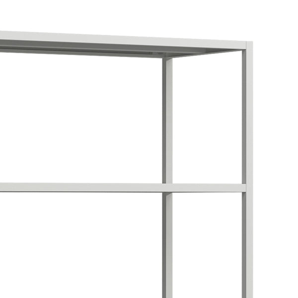 Armoire de bureau Hailuoto acier gris clair [en.casa]