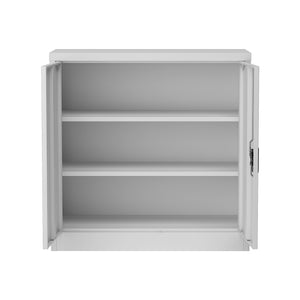 Armoire de bureau Molise acier laqué 90 x 40 x 90 cm [en.casa]