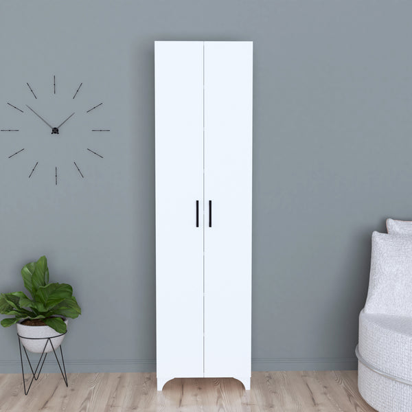 Armoire Strömsund avec 8 étagères 178 x 49 x 32 cm [en.casa]