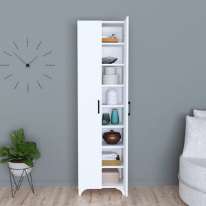 Armoire Strömsund avec 8 étagères 178 x 49 x 32 cm [en.casa]