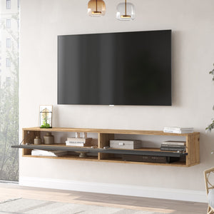 Meuble TV Laitila à porte [en.casa]