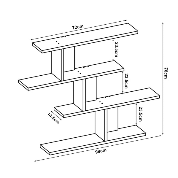 Étagère murale Hökkomi [en.casa]