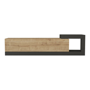 Meuble TV Luhanka 150x29,5x38,5cm Chêne en différentes couleurs [en.casa]