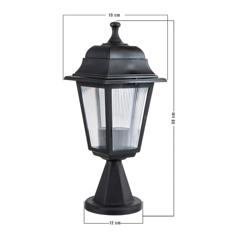 Croquis coté Luminaire extérieur Ipswich 38 cm E27 [lux.pro]