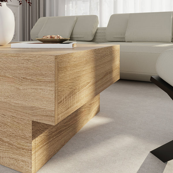 Table basse extensible Lens 80 x 60 x 36 cm [en.casa] 