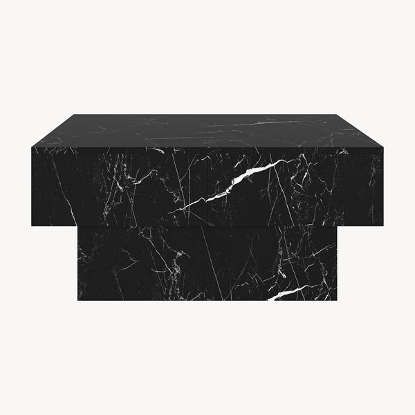 Table basse extensible Lens 80 x 60 x 36 cm [en.casa] 