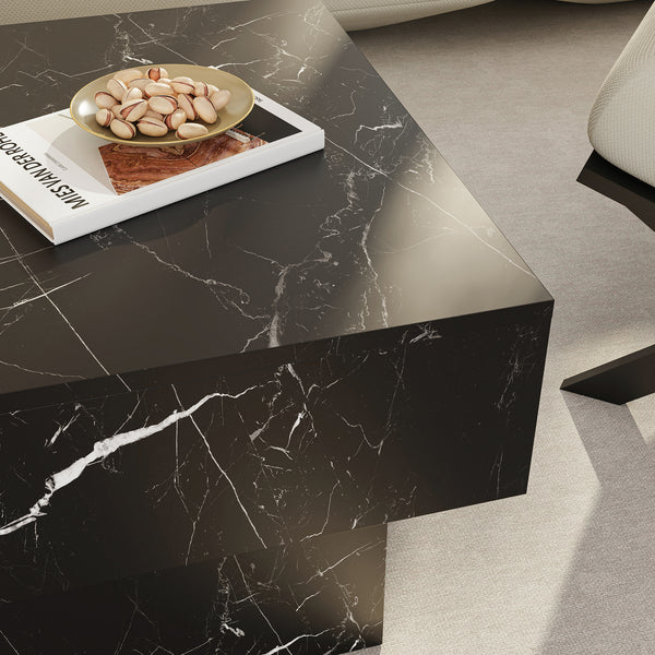 Table basse extensible Lens 80 x 60 x 36 cm [en.casa] 