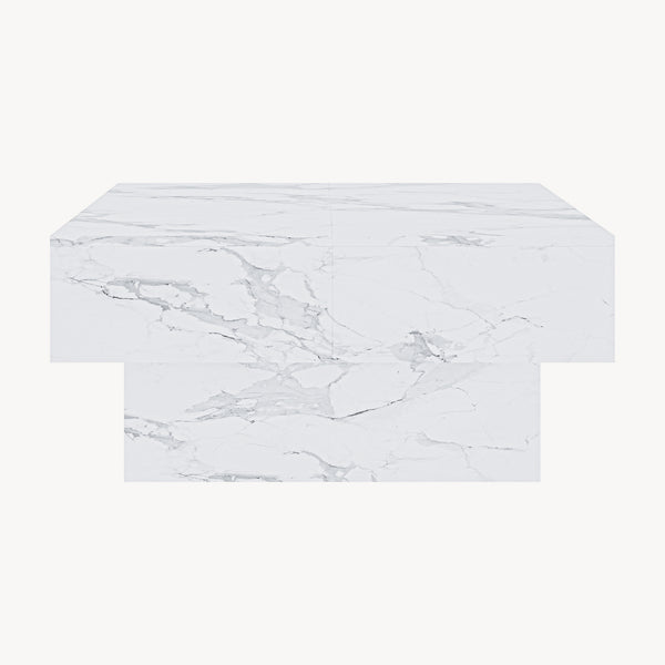 Table basse extensible Lens 80 x 60 x 36 cm [en.casa] 