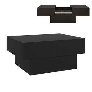 Table basse extensible Lens 80 x 60 x 36 cm [en.casa] 