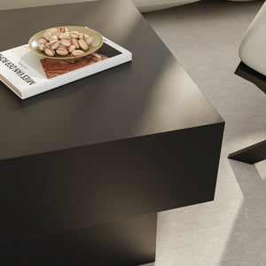 Table basse extensible Lens 80 x 60 x 36 cm [en.casa] 