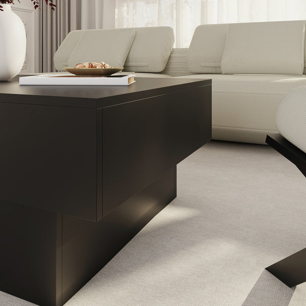 Table basse extensible Lens 80 x 60 x 36 cm [en.casa] 