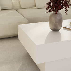 Table basse extensible Lens 80 x 60 x 36 cm [en.casa] 