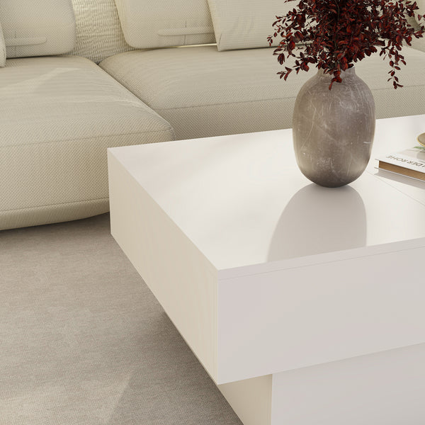 Table basse extensible Lens 80 x 60 x 36 cm [en.casa] 