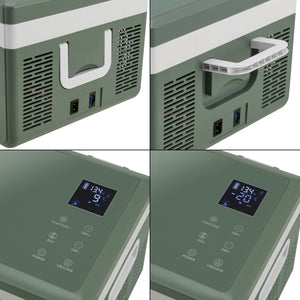Glacière électrique portable Arnesano vert militaire in.tec