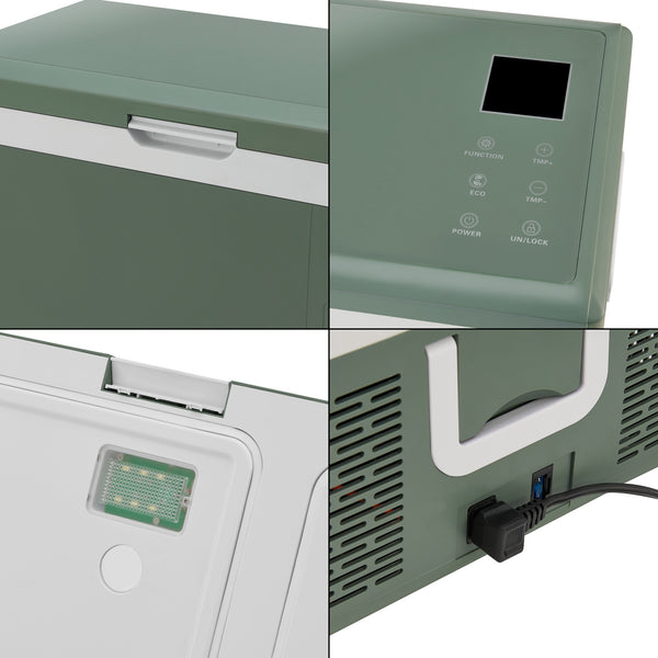Glacière électrique portable Arnesano vert militaire in.tec