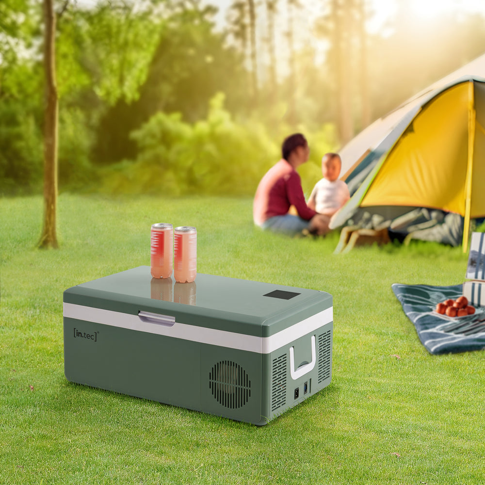 Glacière électrique portable Arnesano vert militaire in.tec
