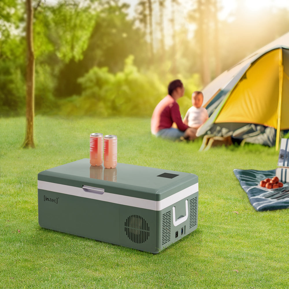 Glacière électrique portable Arnesano vert militaire in.tec