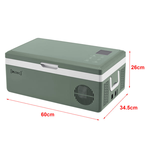 Glacière électrique portable Arnesano vert militaire in.tec