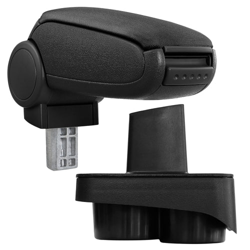 Accoudoir central Skoda Fabia 1 avec compartiment de rangement en différentes versions noir pro.tec - premiumXL