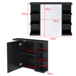 Armoire de salle de bain Harstad 64x80x20 cm plusieurs couleurs en.casa