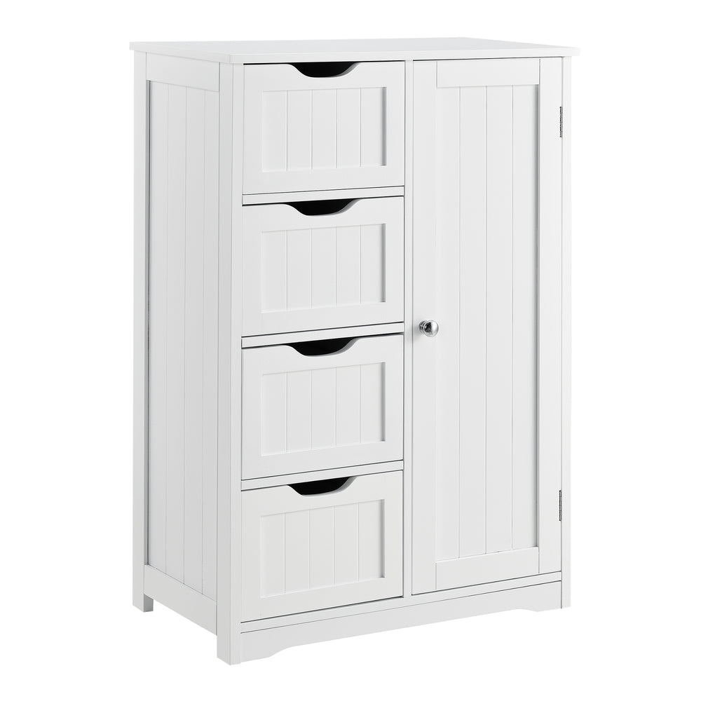 Armoire de salle de bain Locust 81x55x30 cm blanc en.casa - premiumXL
