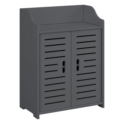 Meuble de Salle de Bain Trosa à 2 Portes 62 x 45 x 25 cm [en.casa]