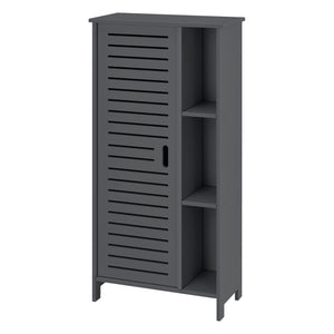 Armoire de salle de bain Vansbro 96x48x24 cm WPC en.casa