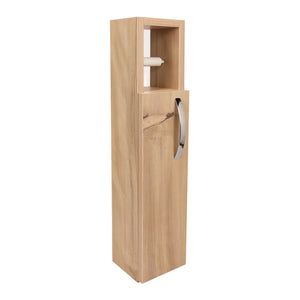 Armoire de salle de bain Årjäng avec distributeur de papier toilette panneau de particules 65 x 15 x 12 cm [en.casa]