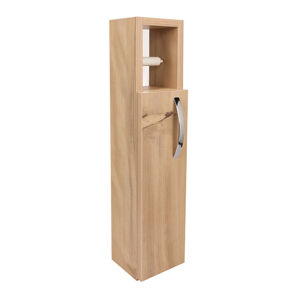 Armoire de salle de bain Årjäng avec distributeur de papier toilette panneau de particules 65 x 15 x 12 cm [en.casa]