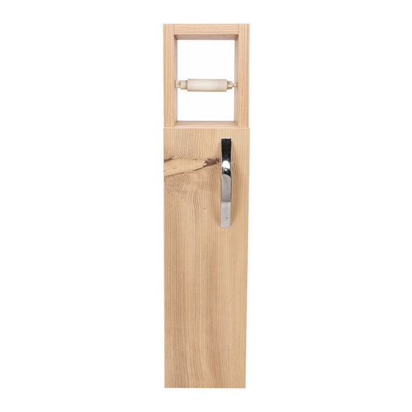 Armoire de salle de bain Årjäng avec distributeur de papier toilette panneau de particules 65 x 15 x 12 cm [en.casa]