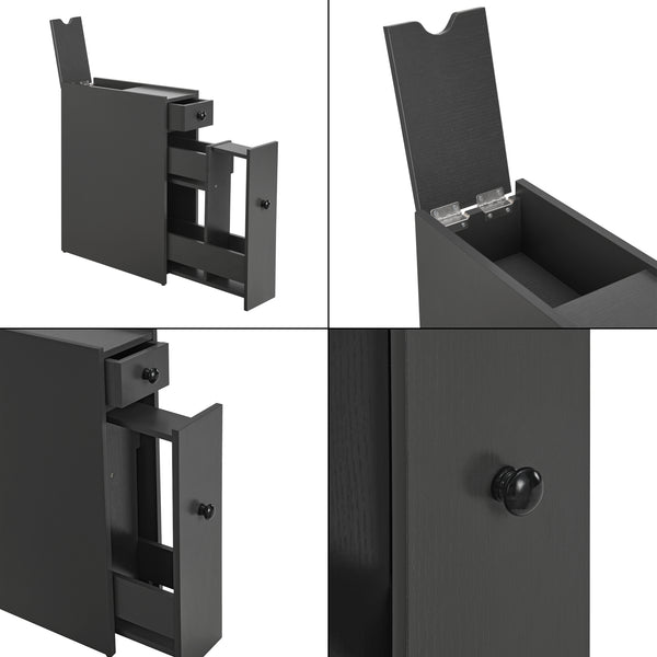 Armoire de salle de bain Kihniö 58x16x48cm en différentes couleurs [en.casa]