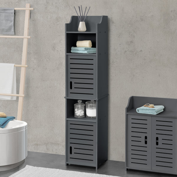 Meuble Colonne Pour Salle De Bain Mora 135 x 32 x 32 cm [en.casa]