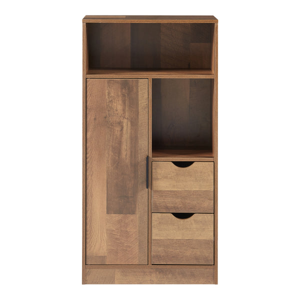Armoire de salle de bain Namsskogan effet noyer noir [en.casa]