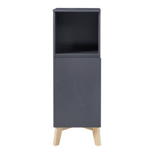 Armoire de salle de bain Overath Gris [en.casa]