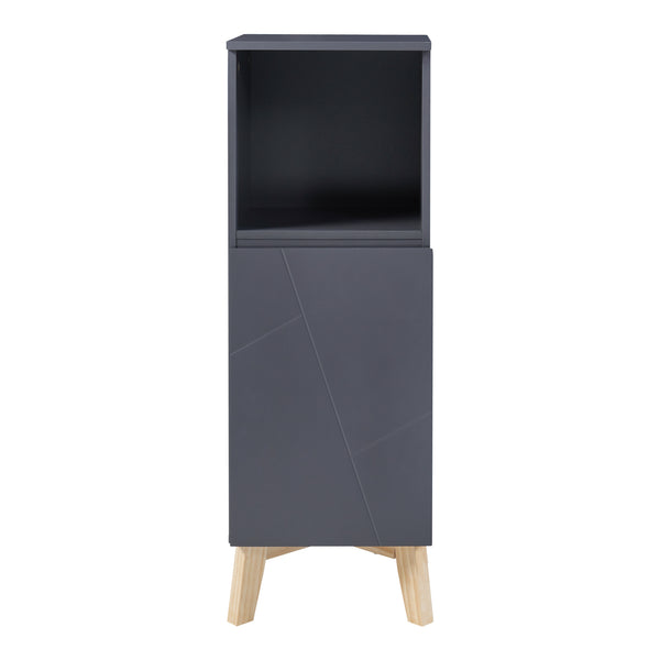 Armoire de salle de bain Overath Gris [en.casa]