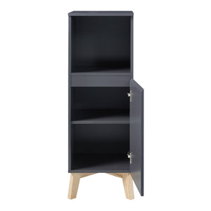 Armoire de salle de bain Overath Gris [en.casa]