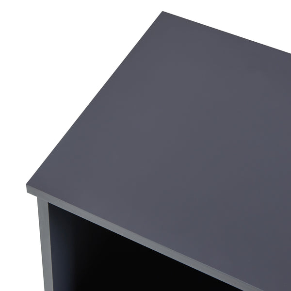 Armoire de salle de bain Overath Gris [en.casa]