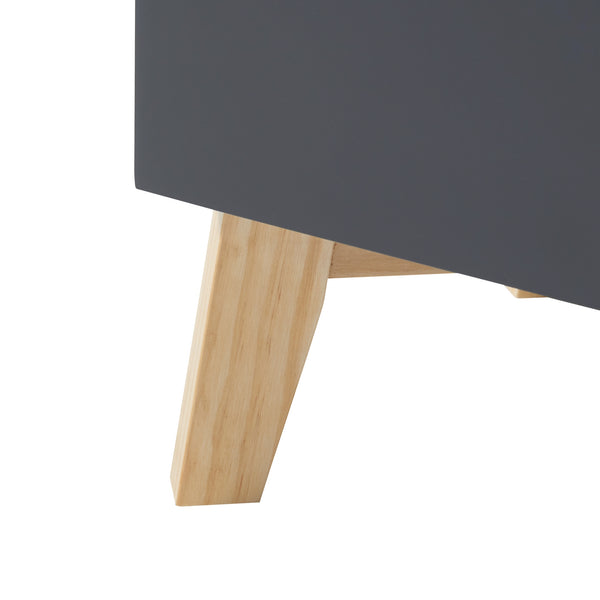 Armoire de salle de bain Overath Gris [en.casa]